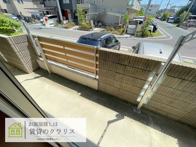 グレース洛西口A棟のバルコニー