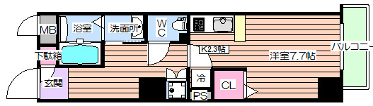 【間取り】 | イーストヴィラ梅田