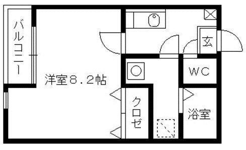 グランドアマレーⅢ番館の間取り