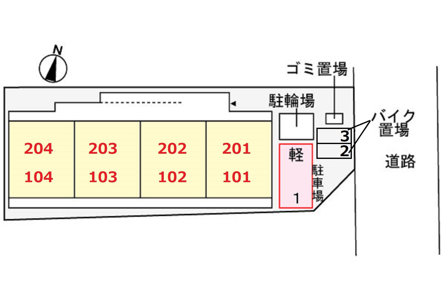 ＥＳＰＯＩＲ上用賀（エスポワーの駐車場