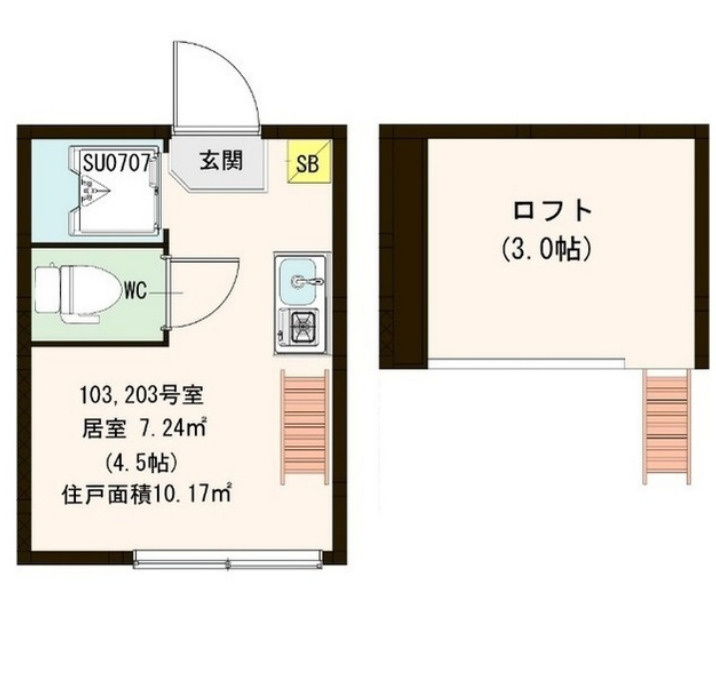 メゾン・プーラ豊島の間取り