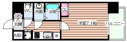 【間取り】 | La Douceur新大阪