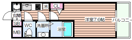 【間取り】 | エグゼ天神橋