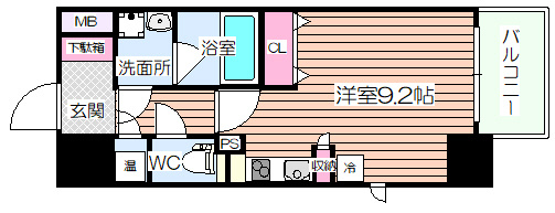 【間取り】 | グレンパーク新大阪Ⅱ