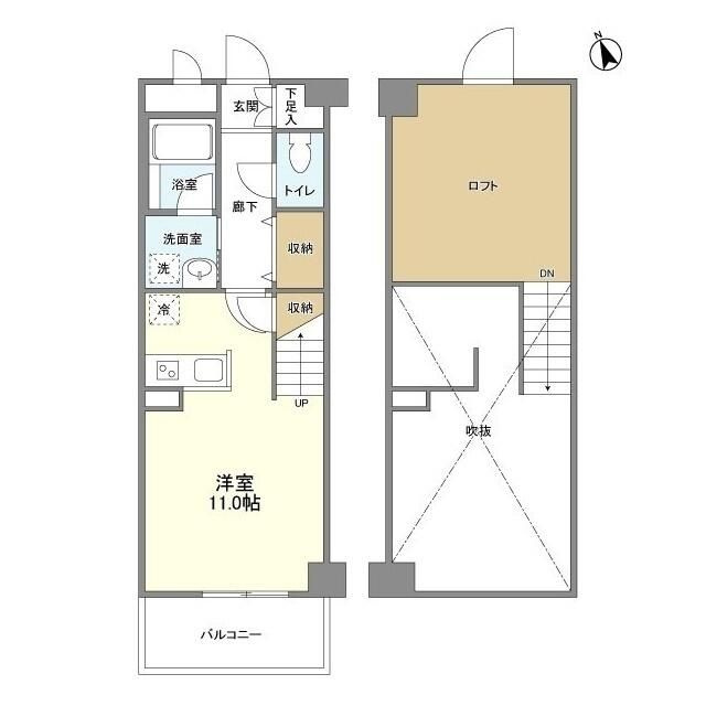 アスティオン高田の間取り