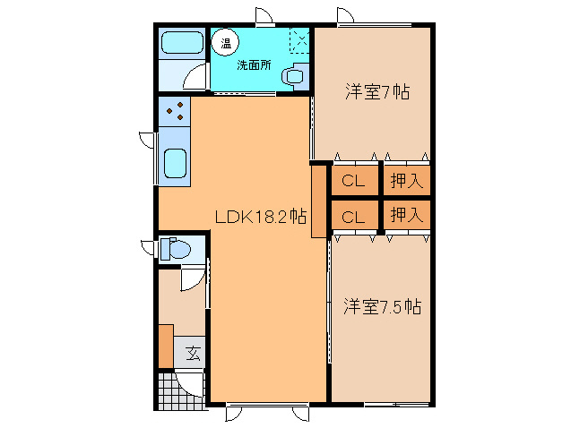 タウン11の間取り