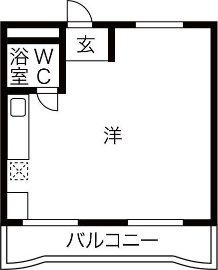 音聞ハイツの間取り