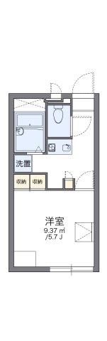 レオパレス北青木の間取り