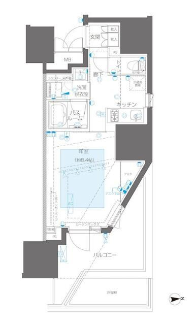 ＺＯＯＭ信濃町の間取り|ゆとりある住空間
