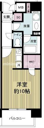 ルクレ内久宝寺の間取り