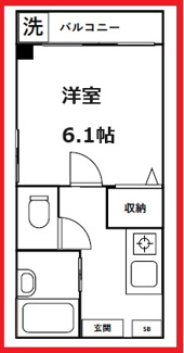 【間取り】 | シティハイツ菊川