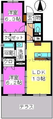 【間取り】 | ルーチェ博多南