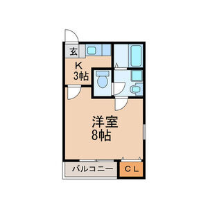 クレフラスト南薫西町の間取り