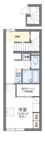 レオパレスメスタージャの間取り