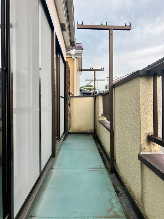 松木戸建のバルコニー
