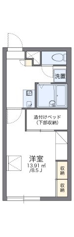レオパレスエル　フレールの間取り