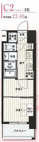 【間取り】 | CLUB ORIENT No103