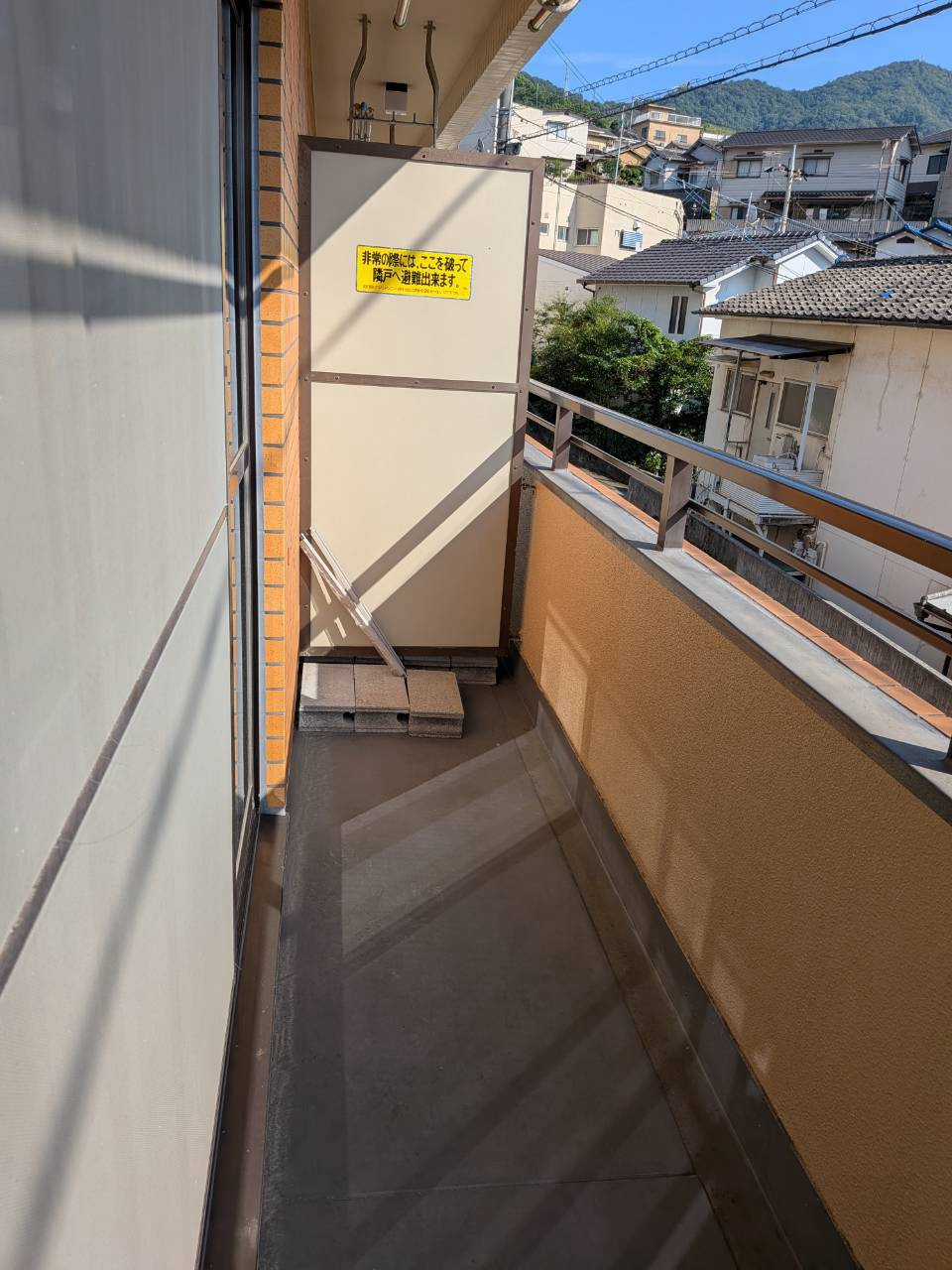 コーポ門田のバルコニー