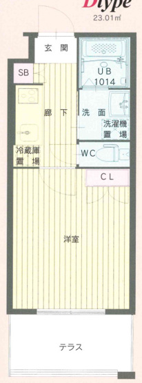 【間取り】 | No111 CLUB ORIENT BLD TRADING TOWER