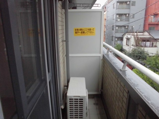 サンモール北小岩のバルコニー