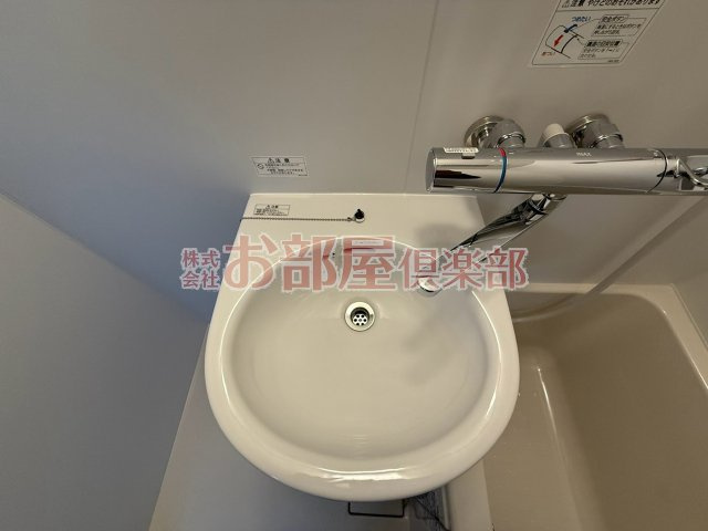 橘センタービルの洗面所|広い洗面スペース