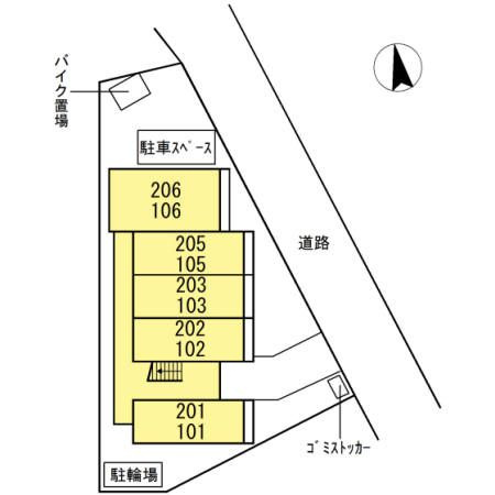シャルマンの区画図|現況優先です