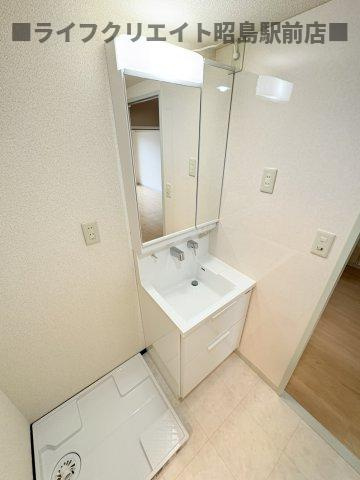昭島市宮沢町２丁目の賃貸マンションの洗面所