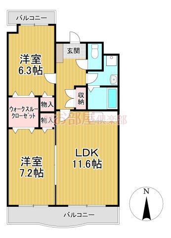 サンモール梅満の間取り