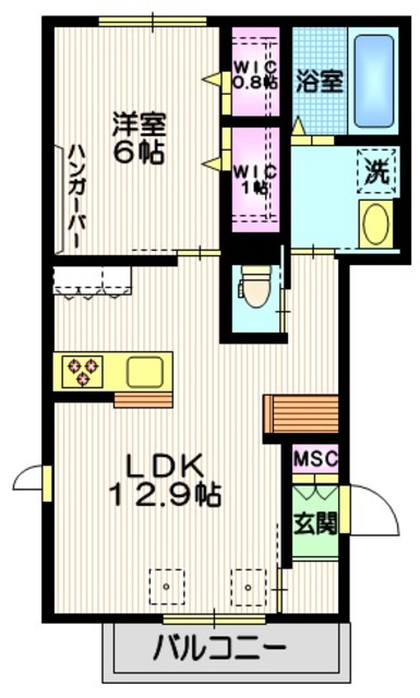 ブルーコートの間取り|★開放感のある間取り★