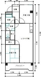 コーポナリタの間取り