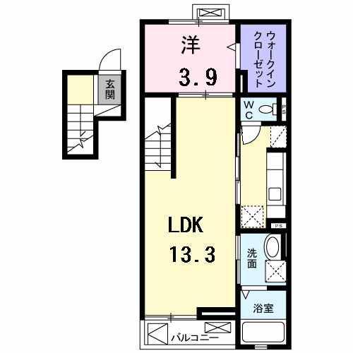 プラシード石屋山の間取り