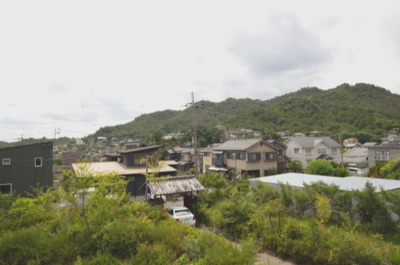 【展望】 | 湖南市サイドタウン2丁目　土地520坪以上のゆったり邸宅 | 二階からの眺望、北西側