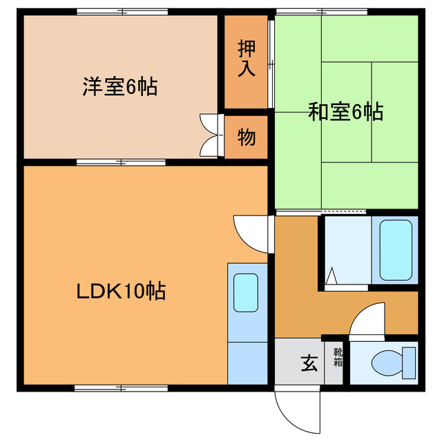 しばのマンションの間取り