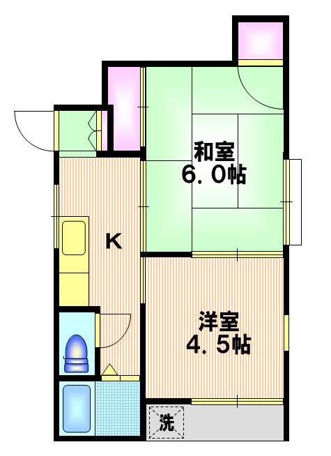 Ｋ・ＳグリーンハイムC棟の間取り