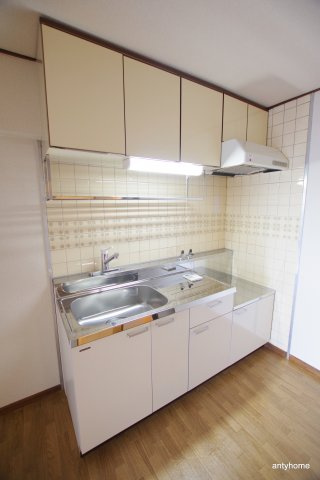 コーポラスキド　仲介手数料無料のキッチン