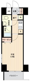 【間取り】 | プレール・ドゥーク秋葉原ＥＡＳＴ