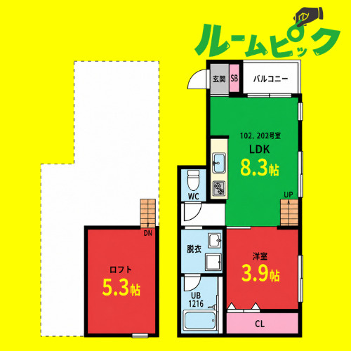 SAISON NOUVELLE(セゾン ヌヴェル)　名古屋市賃貸　仲介手数料無料の間取り