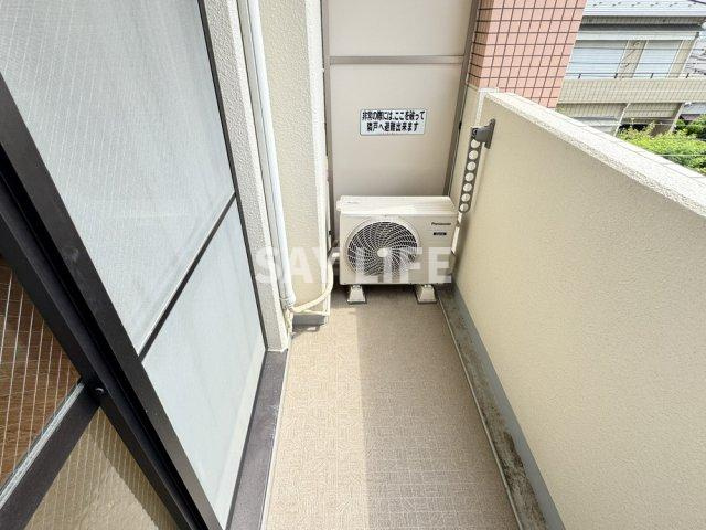 リバーサイド金岡五番館のバルコニー