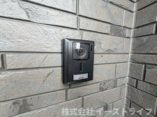 【新築戸建】　いわき市四倉町第19のセキュリティ|同社施工写真　テレビモニター付きインターフォン