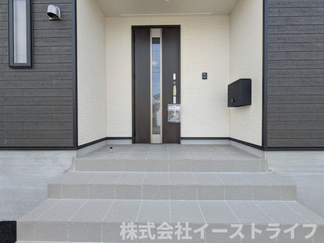 【新築戸建】　いわき市四倉町第19のセキュリティ|同社施工写真　テレビモニター付きインターフォン