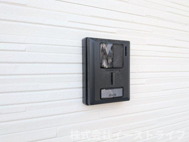 【新築戸建】　いわき市四倉町第19のセキュリティ|1号棟写真　テレビモニター付きインターフォン