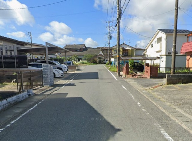 【新築戸建】　いわき市四倉町第19の前面道路含む現地写真|西側幅員7ｍ公道
