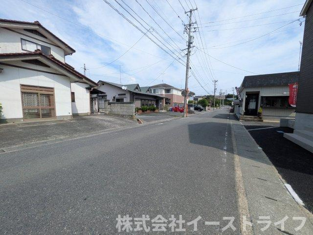 【新築戸建】　いわき市四倉町第19の前面道路含む現地写真|西側幅員7ｍ公道