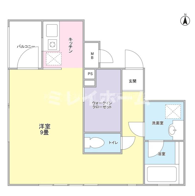 シエールグラン羽田STUDIOの間取り