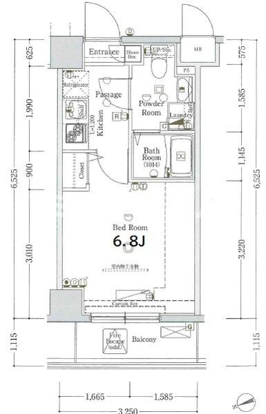 XEBEC池上の間取り
