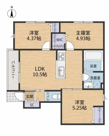 【間取り】 | Loyal Pine East