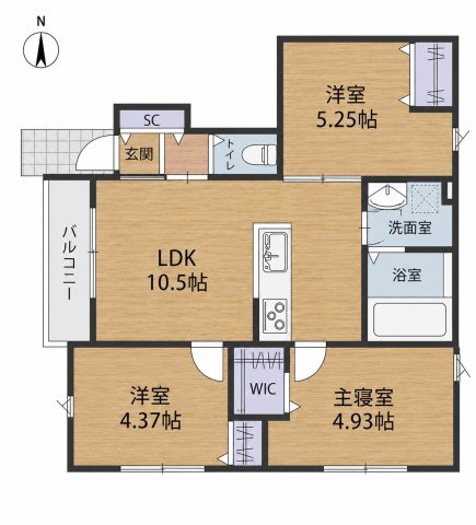 【間取り】 | Loyal Pine East