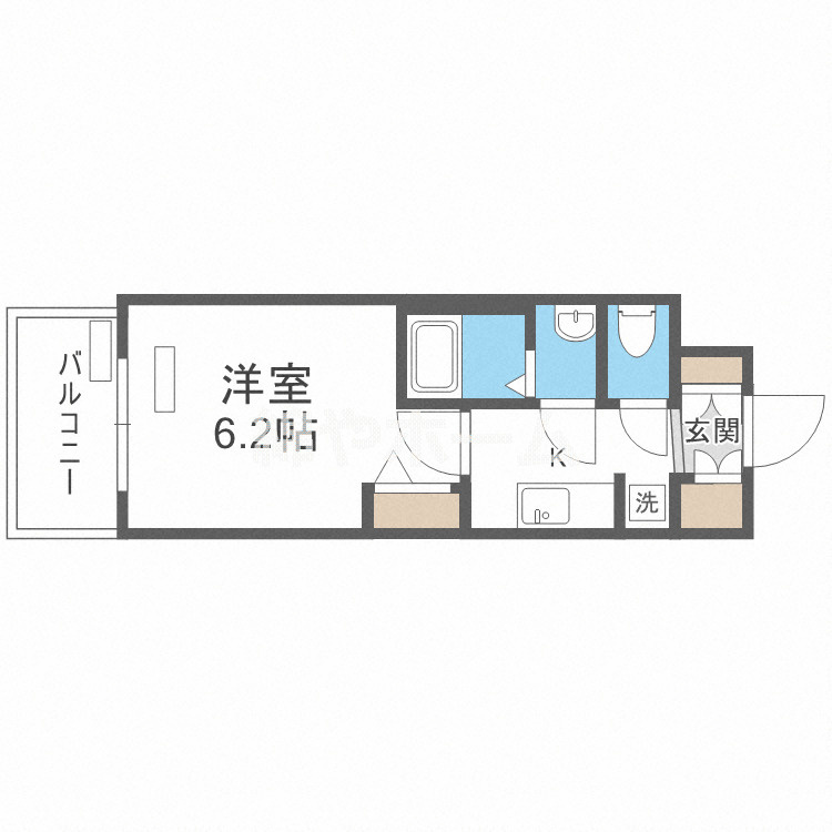 プレサンス難波インフィニティの間取り