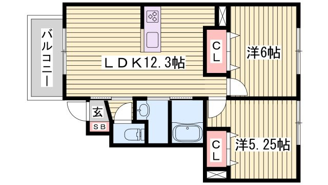 ベルシンフォニーの間取り