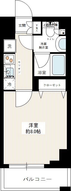 HY’s stage浅草今戸の間取り